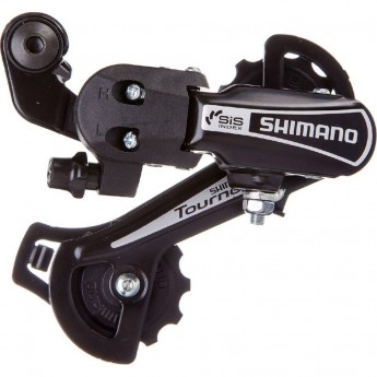 Переключатель задний SHIMANO TOURNEY, TY21-B, GS, 6 скоростей, крепление на болт, черный, без упаковки Переключатель задний SHIMANO TOURNEY, TY21-B, GS, 6 скоростей, крепление на болт, черный, без упаковки